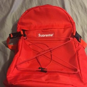 supreme backpack red ss18